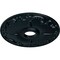 Ekena Millwork Kent Ceiling Medallion (Fits Canopies up to 5"), Hnd-Painted Night Shade, 18"OD x 3 1/2"ID x 1 1/4"P CM18KENSF - alternate 3
